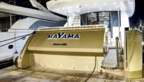 Yacht MAYAMA -  Aft View and Swim Platform